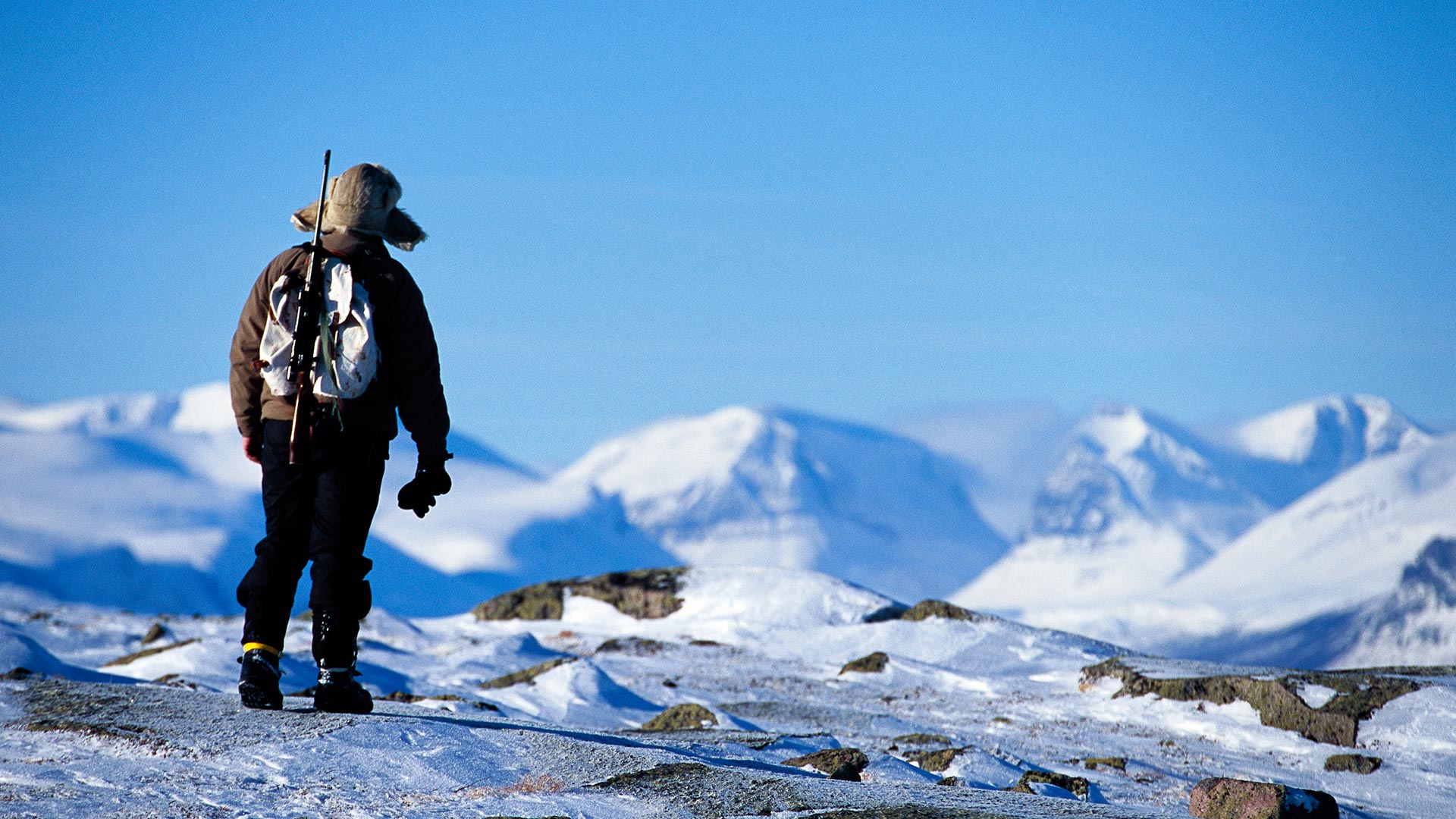 Jägare i fjällandskap, Kiruna